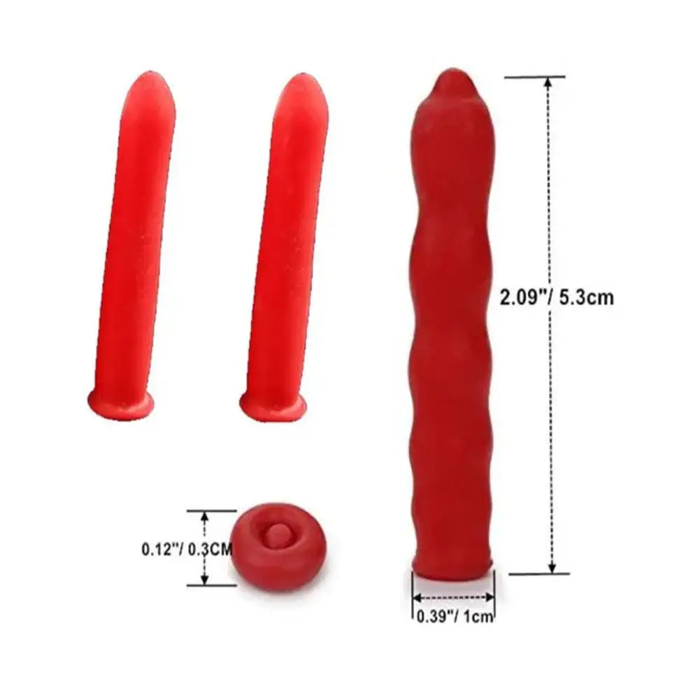 10pcs Caulking Gun Nozzles Cap Red Caulk Saving Caulk Saver Tube Covers for Sealing Preserving Finishing Construction Tools ﻿