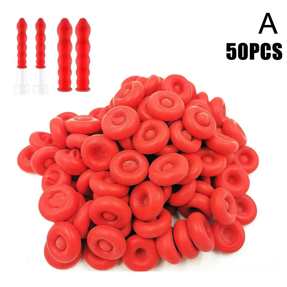 10pcs Caulking Gun Nozzles Cap Red Caulk Saving Caulk Saver Tube Covers for Sealing Preserving Finishing Construction Tools ﻿
